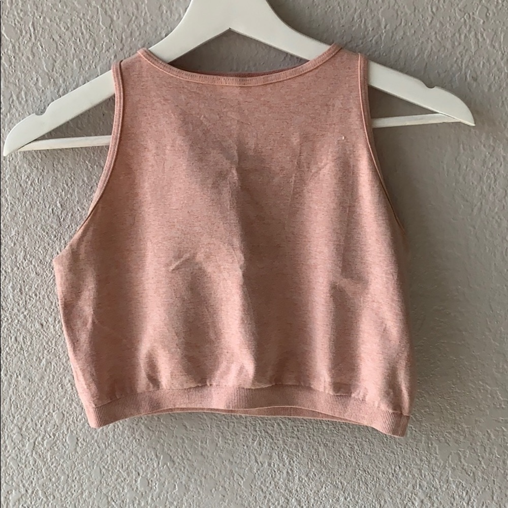 Free people high neck bra less crop
